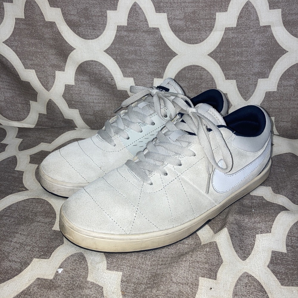 Men 9.5 NIKE dunk low suede casual sneaker shoes skateboard 553694-014 Cream